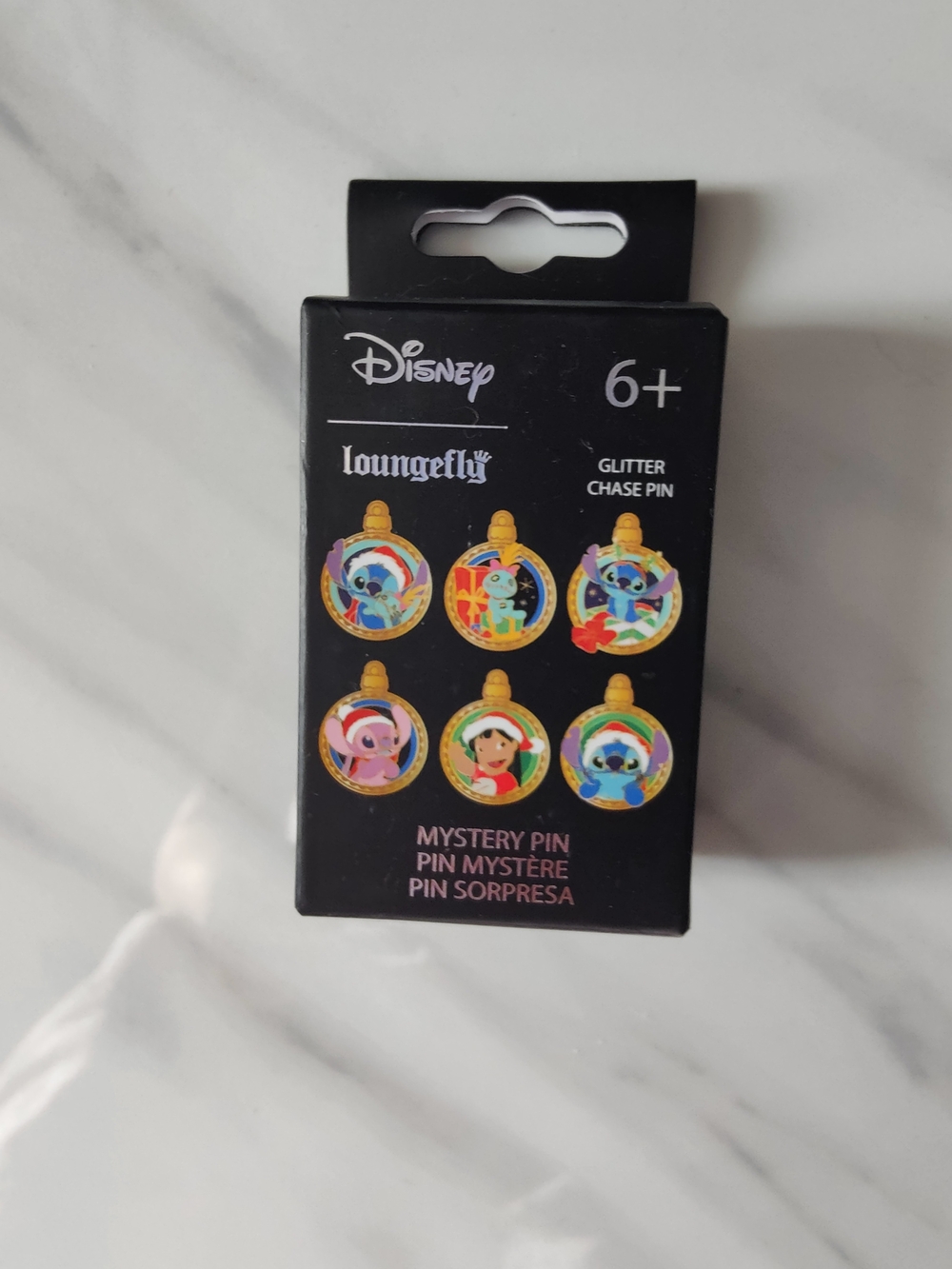NWT LILO & STITCH HOLIDAY ORNAMENTS MYSTERY BOX PIN - DISNEY LOUNGEFLY